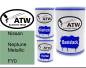 Preview: Nissan, Neptune Metallic, FY0: 500ml Lackdose + 500ml Klarlack + 250ml Härter - Set, von ATW Autoteile West.